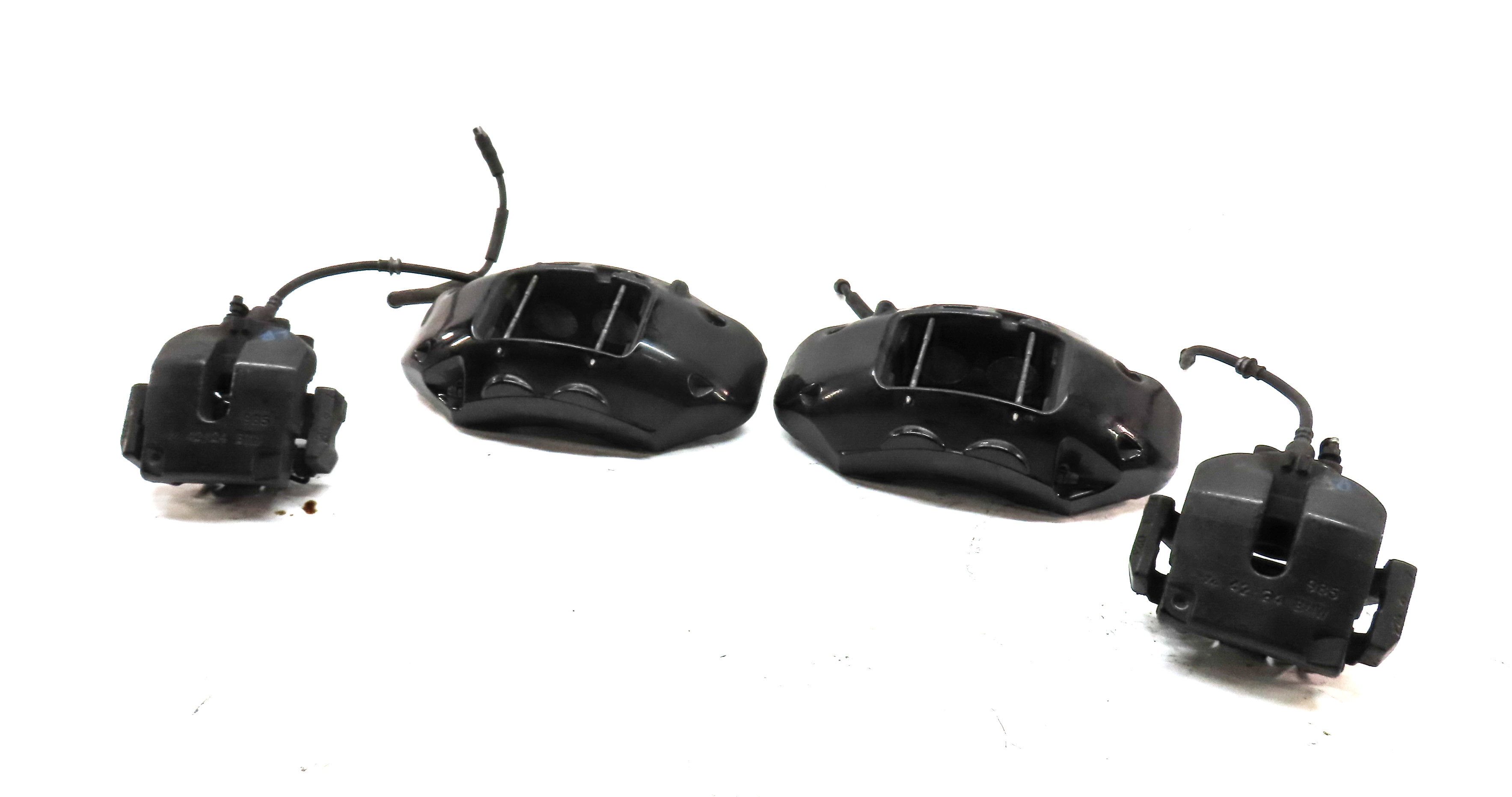 2010-2014 BMW X5M X6M (E70 E71) FRONT & REAR BREMBO BRAKE CALIPER SET-4 — exact item pictured